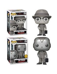 Funko pop marvel wandavision vision 50s b&w chase