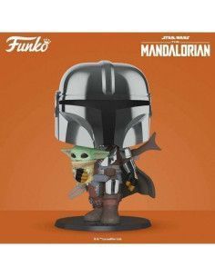 Funko pop star wars the mandalorian el mandaloriano xl...