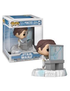 Funko pop deluxe star wars princesa leia en la batalla de...