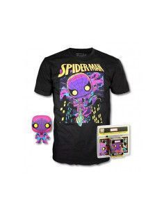 Pop & tee marvel spiderman black light funko + camiseta...