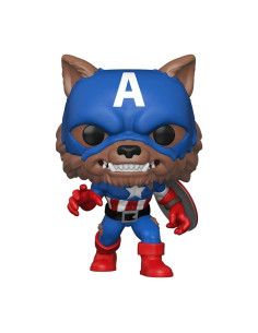 Funko pop marvel capitan america capwolf edicion limitada...