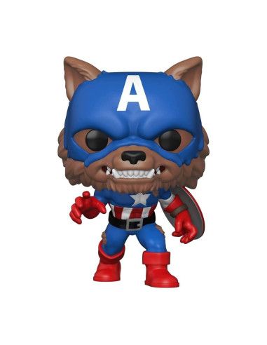 Funko pop marvel capitan america capwolf...