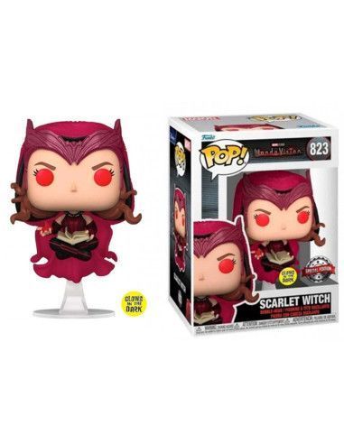 Funko pop marvel wandavision glows scarlet...