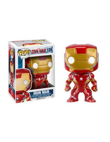 Funko pop marvel capitan america civil war iron...