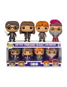 Funko pop harry potter pack 4 figuras harry hermione...