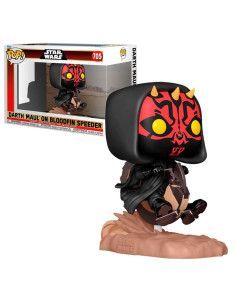 Funko pop deluxe ride star wars the phantom menace darth...