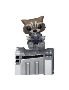 Funko pop deluxe marvel guardianes de la galaxia rocket...