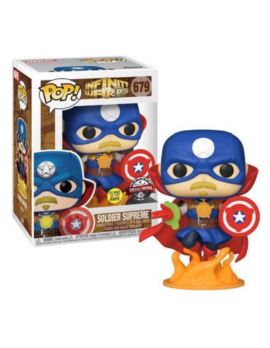 Funko pop marvel infinity warps soldado supremo...