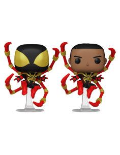 Funko pop marvel spider - man comics miles morales iron...