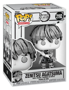 Funko pop animation demon slayer zenitsu (sumi - ink)