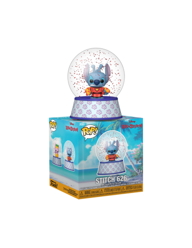 Assortment mini glitter globes: stitch - 12pc pdq