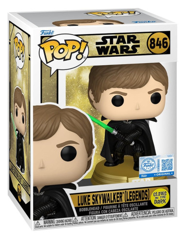 Pop star wars: sw legends - luke (glow)