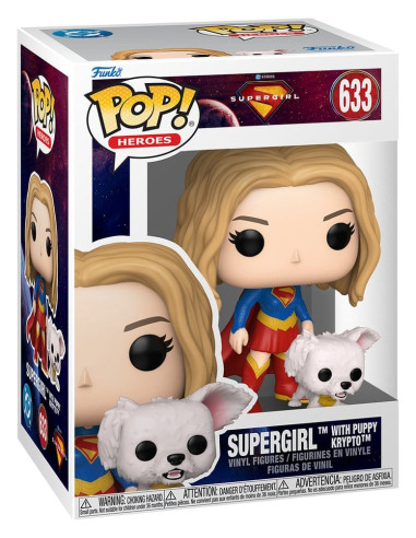 Pop & buddy: supergirl ? supergirl with puppy...
