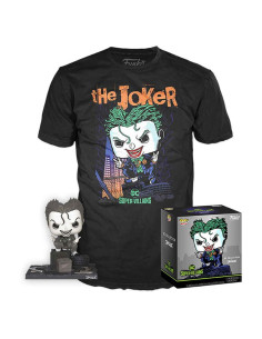 Funko pop dc comics dc jim lee joker + camiseta talla l