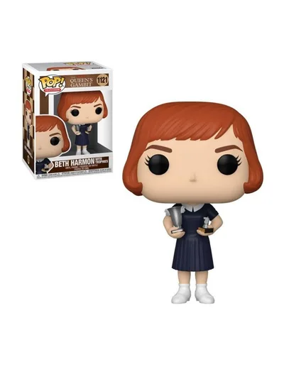 Funko Pop! Series TV Gambito de Dama Queens Gambit Beth Harmon con Trofeo 57690