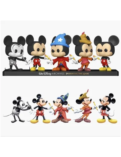 Funko Pop! Disney Archivos Pack Premium 5 Mickey Mouse 51118