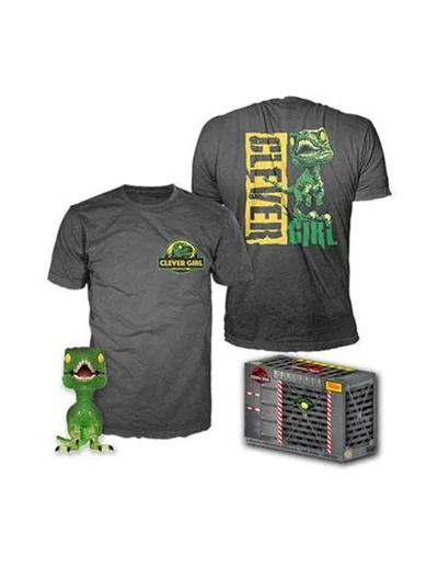 Pop! & Tee Jurassic Park Clever Raptor Funko + Camiseta Talla Xl Ut - 47628xl