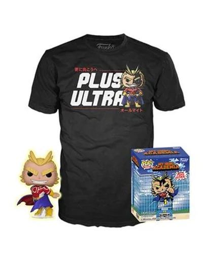 Pop! & Tee My Hero Academia All Might Funko + Camiseta Talla S Ut - 56664s