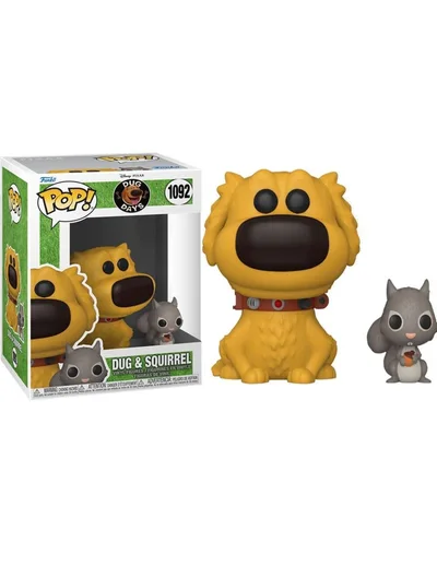 Funko Pop! Disney Up Dug Days Dug & Ardilla 57384