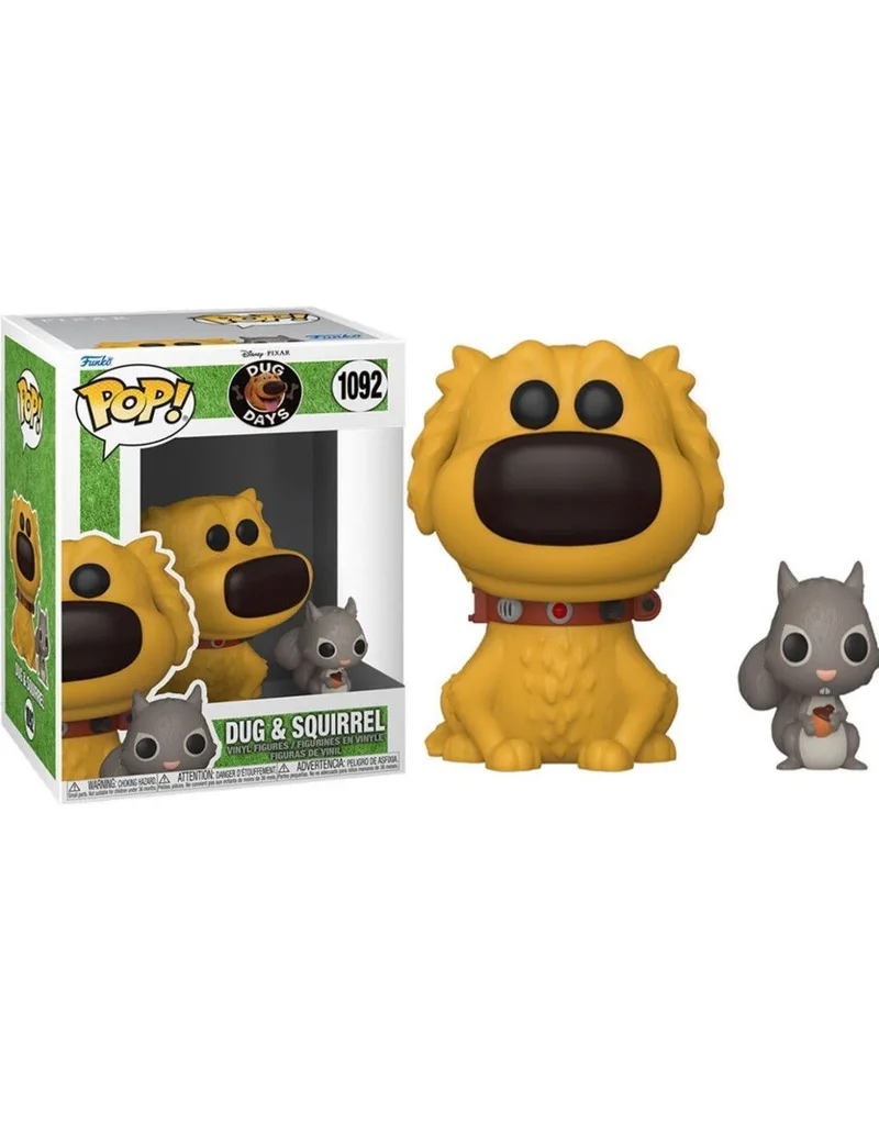 Funko Pop! Disney Up Dug Days Dug & Ardilla 57384