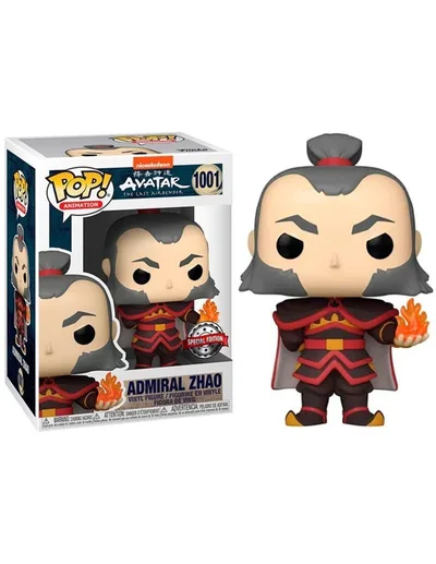 Funko Pop! Animacion Avatar the Last Airbender la Leyenda de Aang Admiral Zhao con Bola de Fuego Edicion Especial 56965