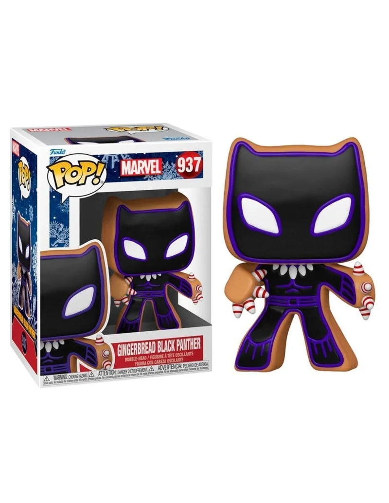 Funko Pop! Marvel Navidad Galleta Jengibre Black Panther 50662