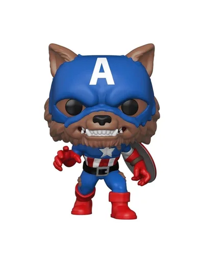 Funko Pop! Marvel Capitan America Capwolf Edicion Limitada Exclusiva 55506