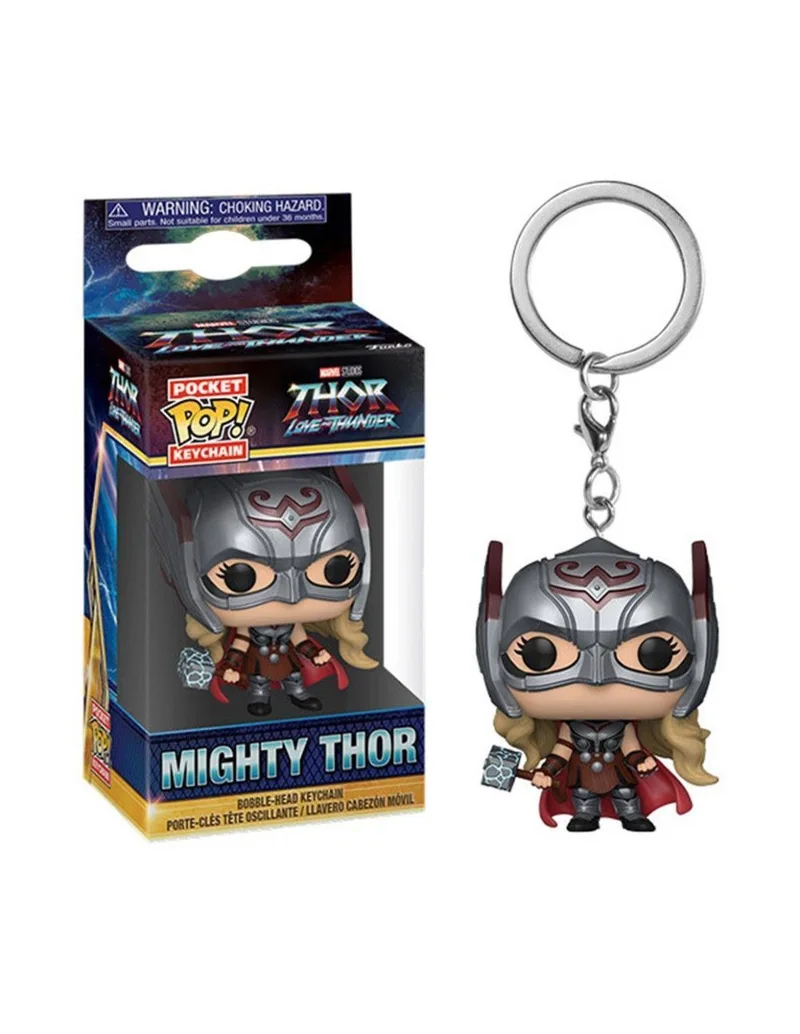 Llavero Funko Pop! Marvel Pocket Thor Love and Thunder Mighty Thor
