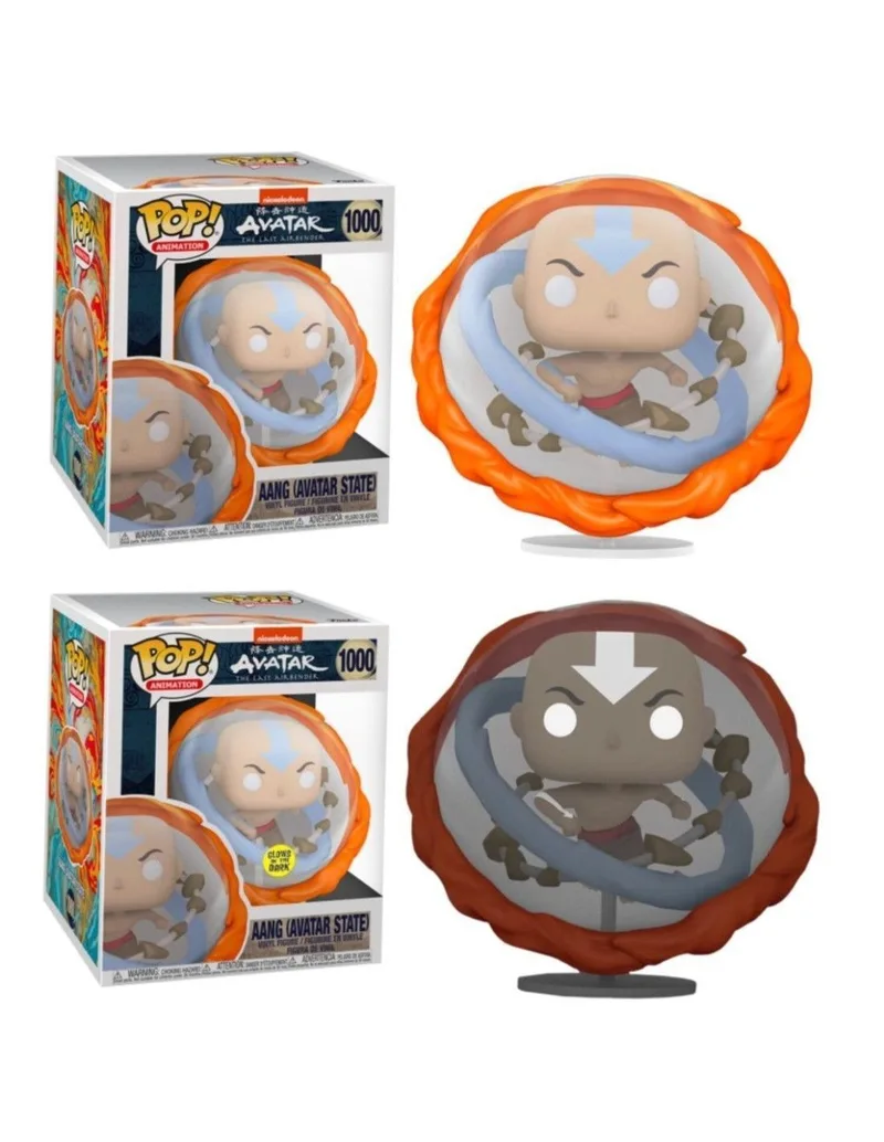 Funko Pop! Animacion Avatar the Last Airbender la Leyenda de Aang Todos los Elementos Glow In the Dark Brillo en la Oscuridad Edi