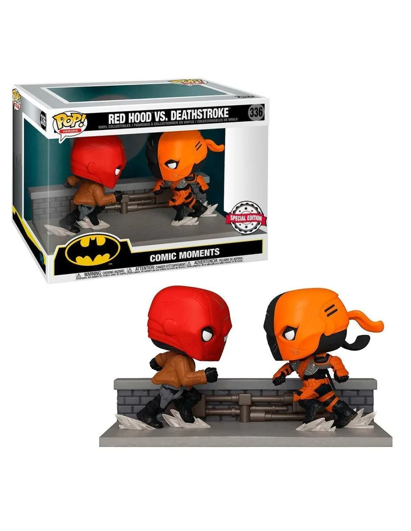 Funko Pop! Moments Pack Doble DC Red Hood vs Deathstroke Exclusivo 48886
