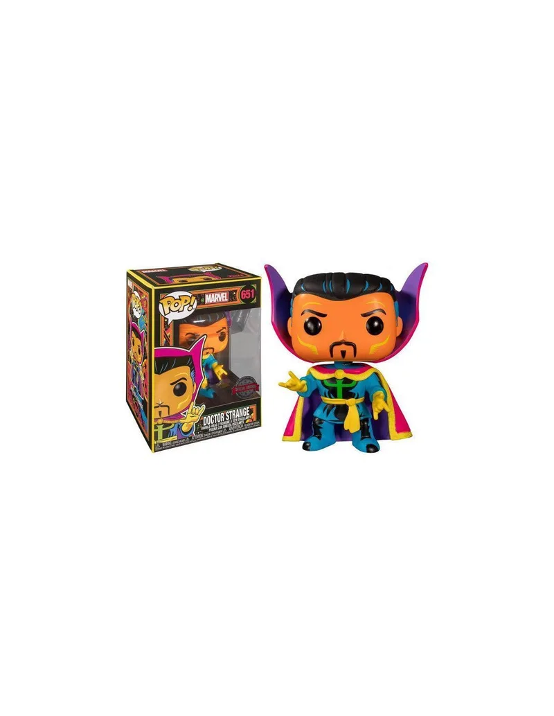 Funko Pop! Marvel Black Light Doctor Strange Edicion Especial Multicolor 48848