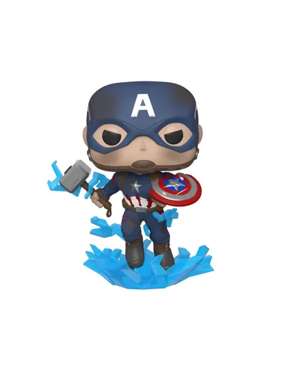 Funko Pop! Marvel los Vengadores Endgame Capitan America con Escudo Roto & Mjolnir 45137