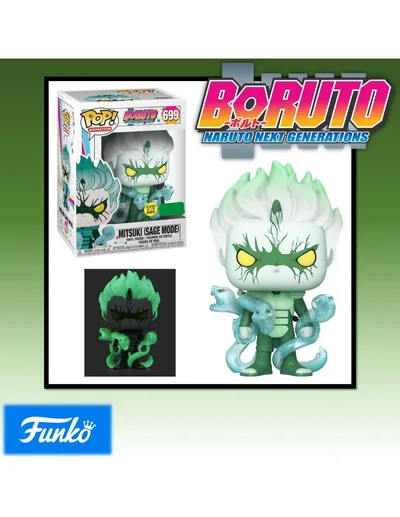 Funko Pop! Animacion Boruto Mitsuki Sage Mode Brillo en la Oscuridad Glow In the Dark Exclusivo Dynos 46079