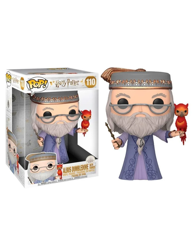 Funko Pop! Harry Potter Dumbledore con Fawkes Fenix 10pulgadas 48038
