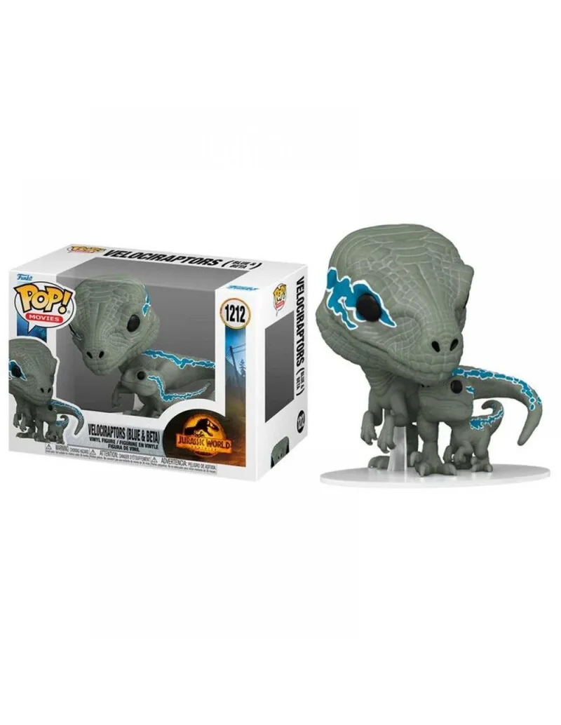 Funko Pop! Cine Jurassic Park Jurassic Velociraptor Blue & Beta 62223