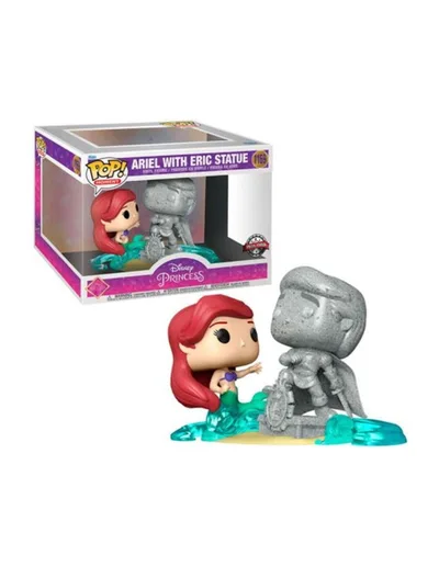 Funko Pop! Moment Disney la Sirenita Princesa Ariel con Estatua de Eric 58795
