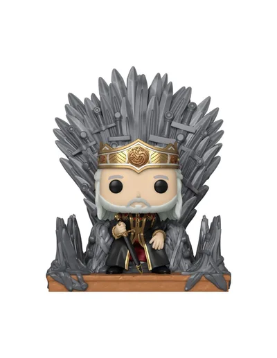 Funko Pop! Casa del Dragon Viserys en el Trono de Hierro 76470