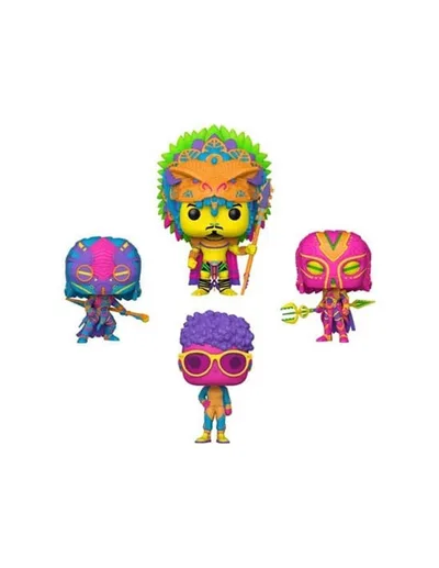 Funko Pop! Marvel Black Panther Wakanda Forever Pack de 4