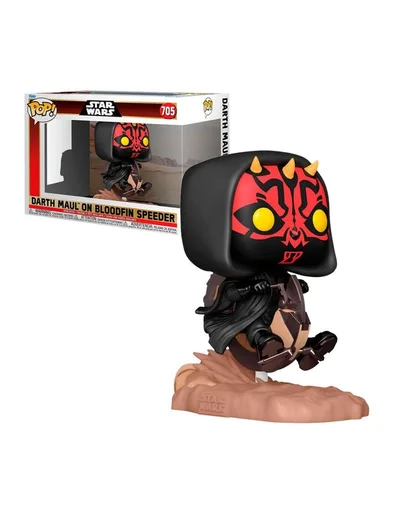 Funko Pop! Deluxe Ride Star Wars the Phantom Menace Darth Maul en Aleta Sangrienta 76014