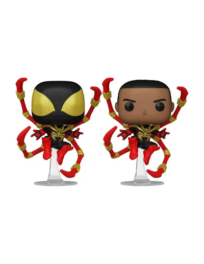 Funko Pop! Marvel Spider - Man Comics Miles Morales Iron Spider W - Chase Aleatorio