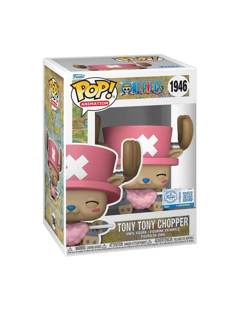Funko Pop! One Piece Tony Tony Chopper With Cotton Candy Exclusive