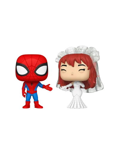 Funko Pop! Marvel Superhero Couples Spider - Man & Mary Jane