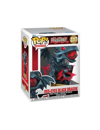 Funko Pop! Premium Yu - Gi - Oh! Dragon Negro de Ojos Rojos