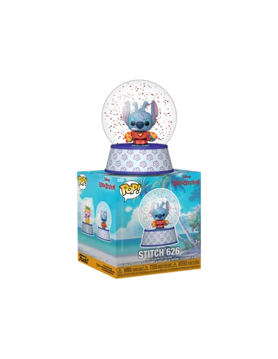 Assortment Mini Glitter Globes: Stitch - 12pc Pdq