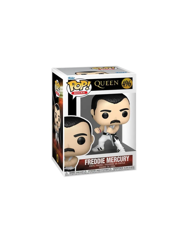 Pop! Rocks: Queen - F. Mercury (White Singlet)